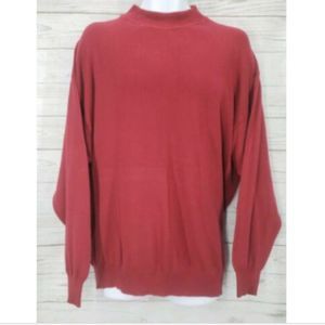 Axist Pullover Sweater Sz 3XB Burgundy Long Sleeve